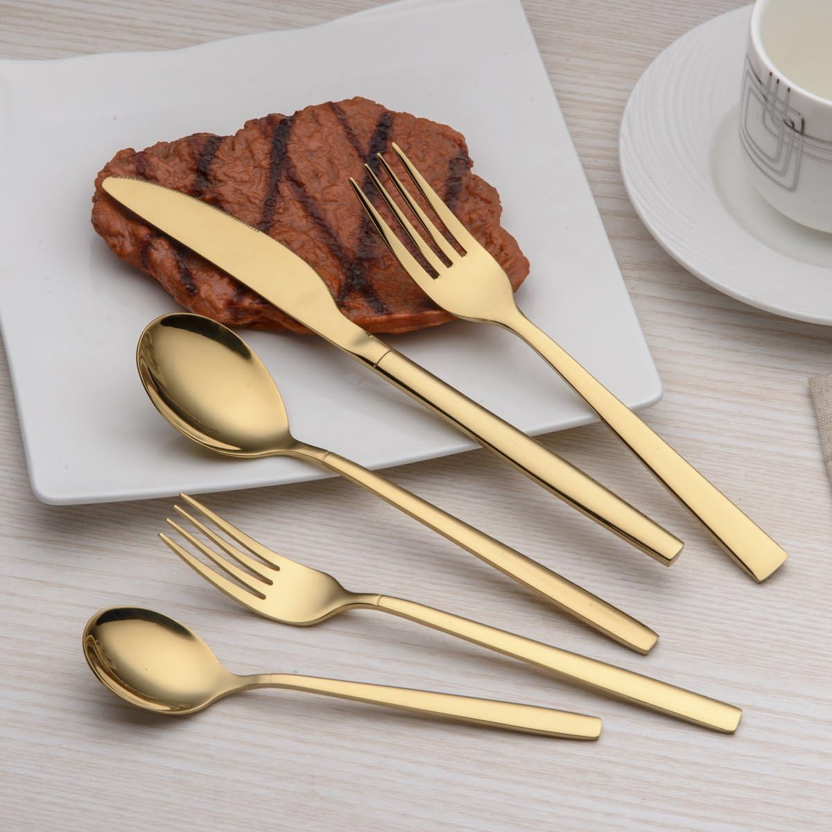 Berglander gold flatware — original image from the specified Amazon.ca seller
